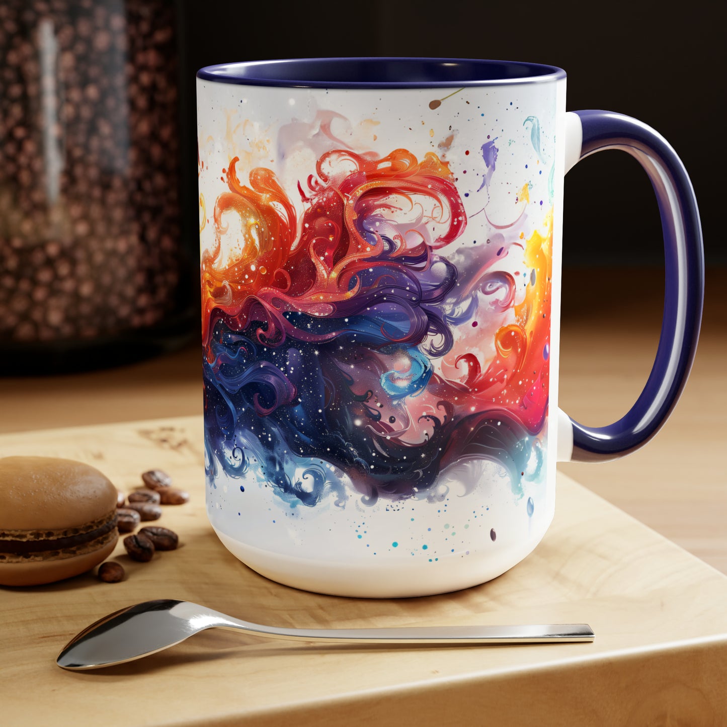 Unicorn Two-Tone Coffee Mugs, 15oz