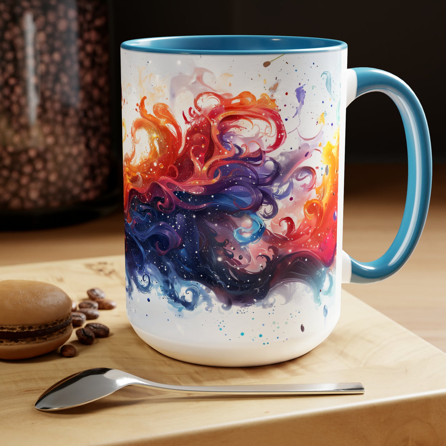 Unicorn Two-Tone Coffee Mugs, 15oz