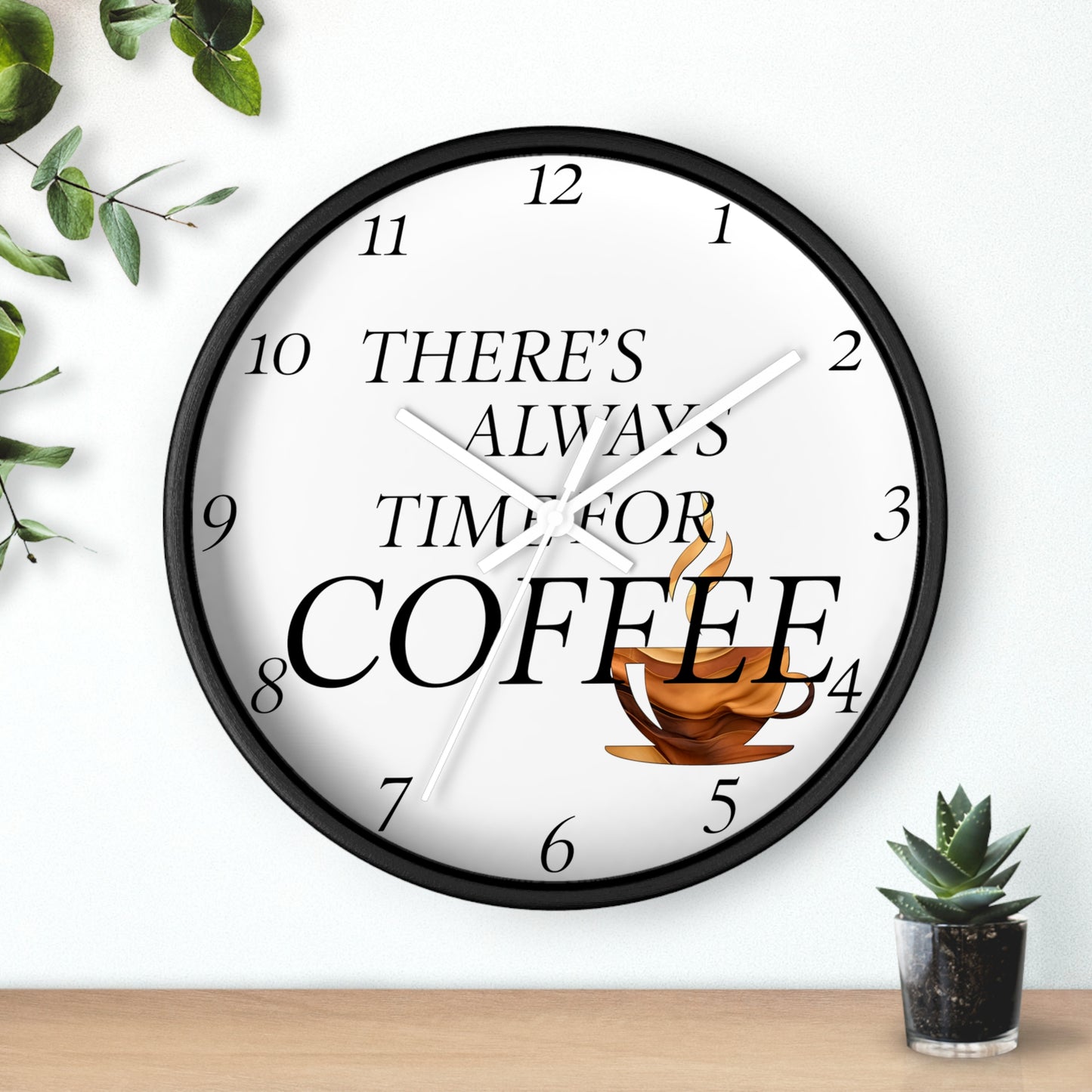 "Time For Coffee" Wall Clock