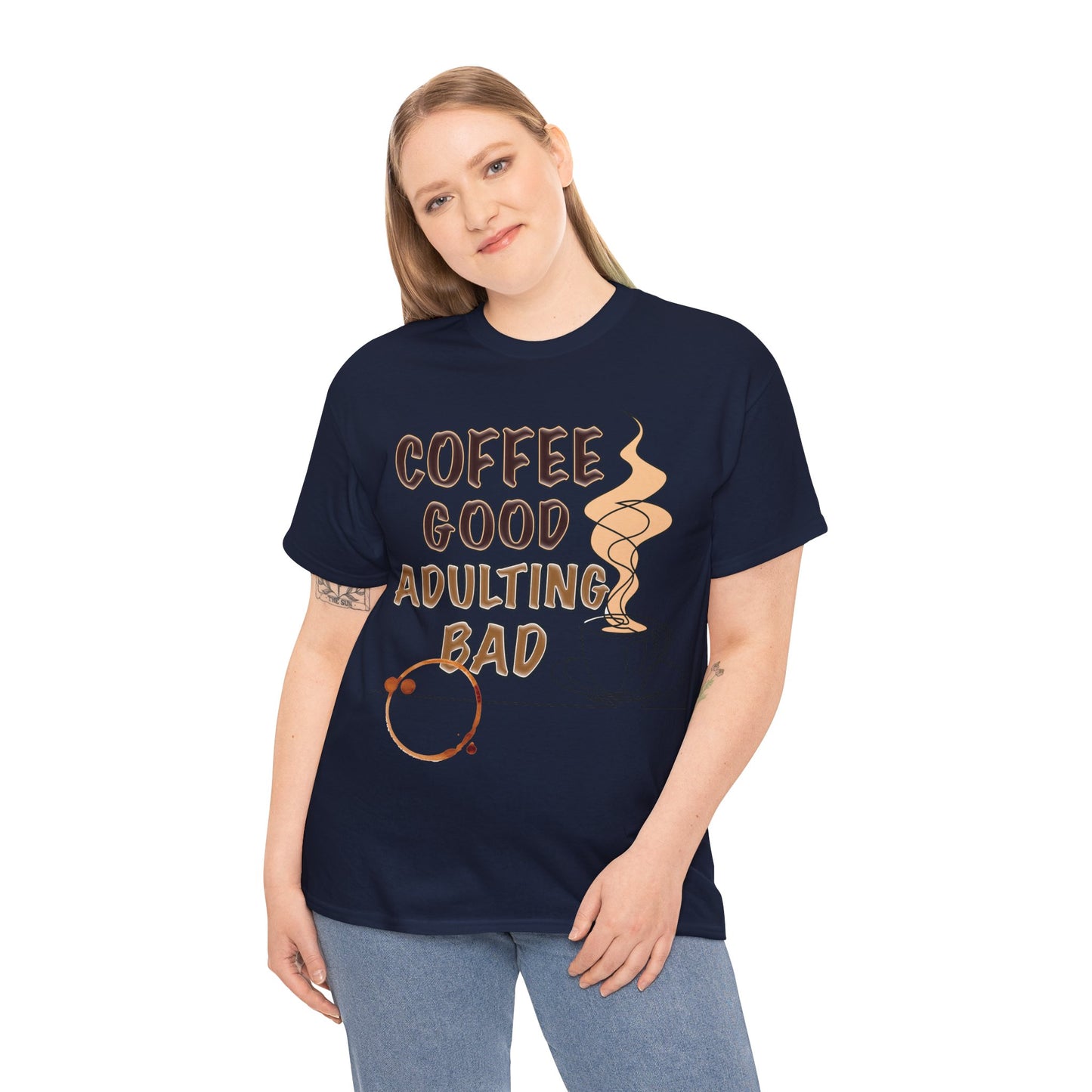 Coffee Good Unisex Heavy Cotton Tee