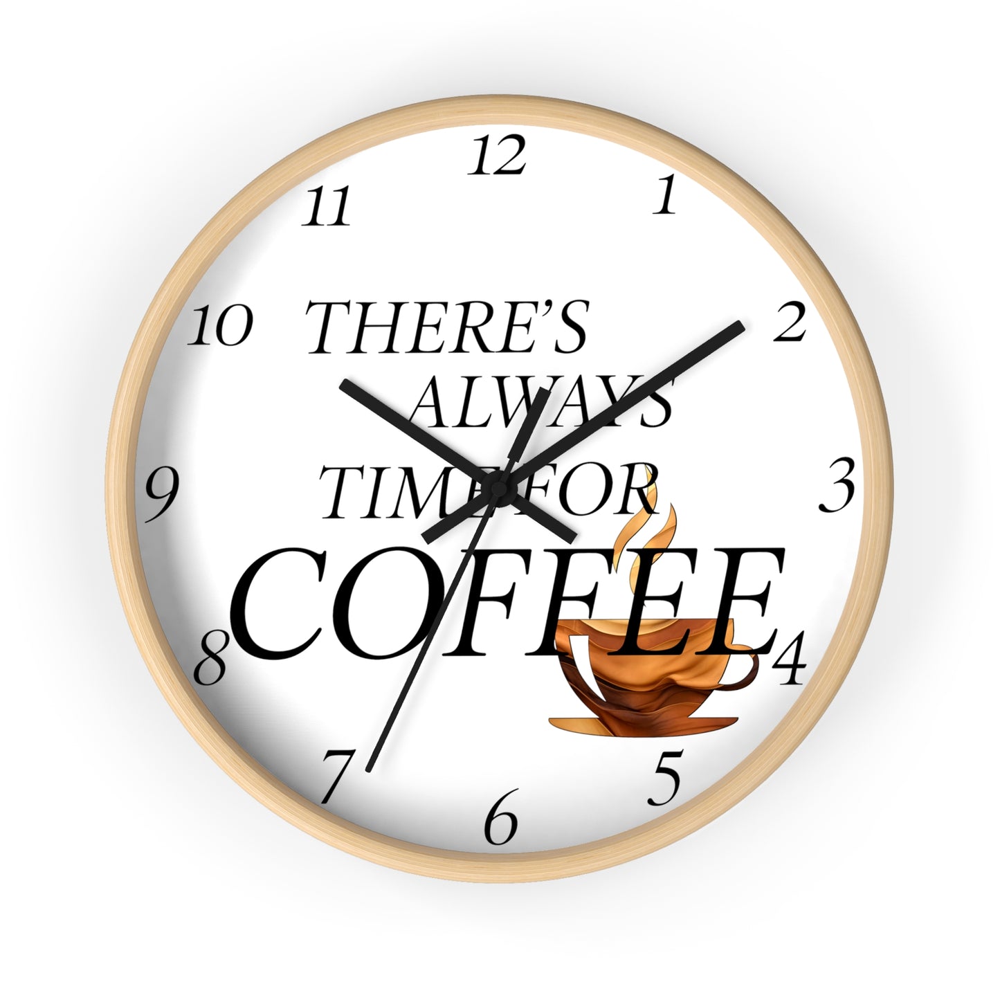 "Time For Coffee" Wall Clock