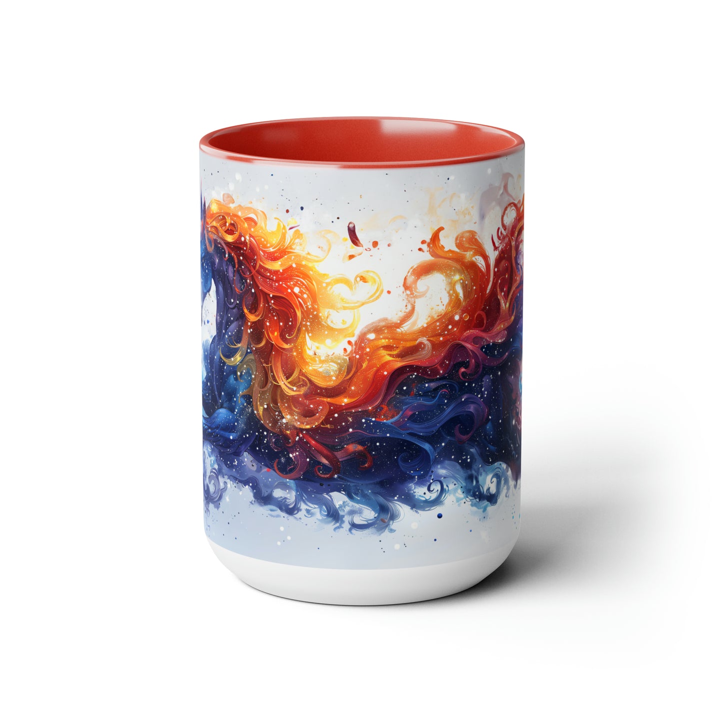 Unicorn Two-Tone Coffee Mugs, 15oz