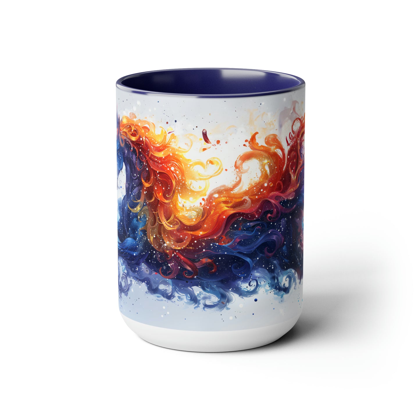 Unicorn Two-Tone Coffee Mugs, 15oz