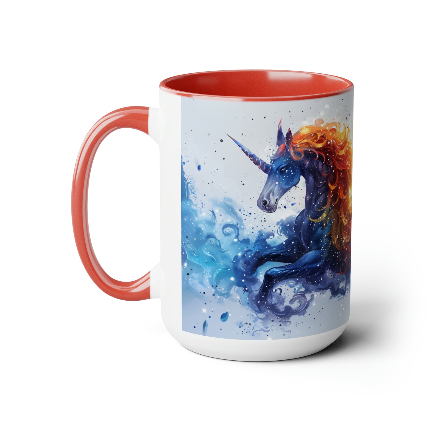 Unicorn Two-Tone Coffee Mugs, 15oz