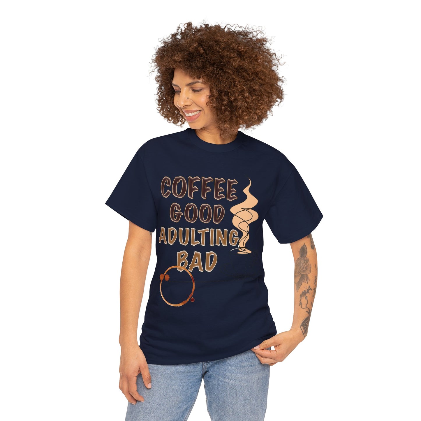 Coffee Good Unisex Heavy Cotton Tee