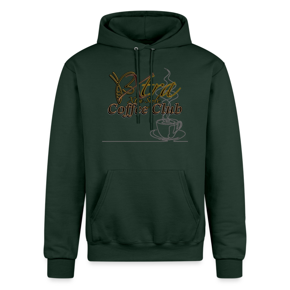 BX Branded Champion Unisex Powerblend Hoodie - Dark Green